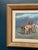 Original Swedish Oil on Canvas – “Horses” by Unknown Artist – Signed – Vintage & Framed – 59.5 × 49.5 cm (23.4" × 19.5")...