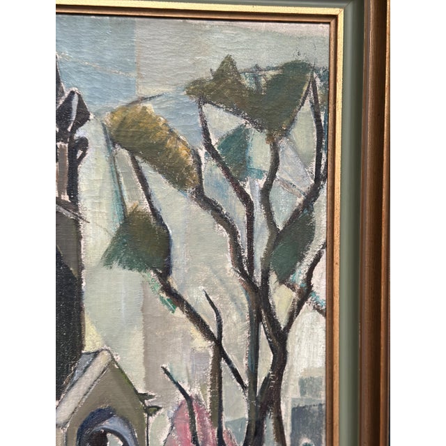 Nini Landgren, Church View, 1952, Oil on Canvas, Framed For Sale - Image 7 of 16
