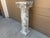 Late 20th Century Weathered Neoclassical Cast-Concrete Corinthian Garden Pedestal For Sale - Image 5 of 16
