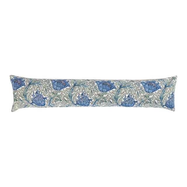 Anemone Blue Green Draught Excluder - 90cm X 20cm (36"x9") For Sale