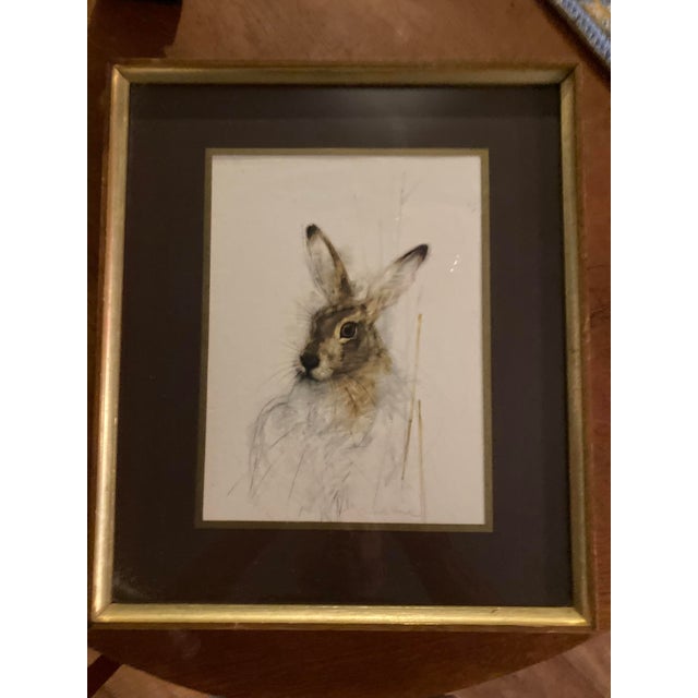 1970s Mads Stage, Hare, 1980, Print, Framed For Sale - Image 5 of 9