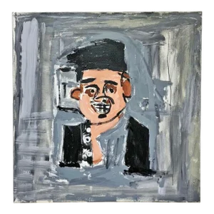 "Portrait of Shaggy (P0573)" Original Contemporary Painting by Brandon Harris