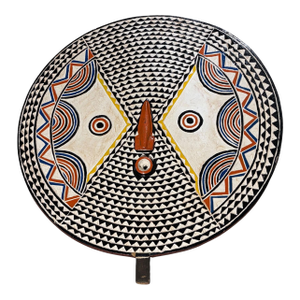 Vintage African Wooden Bobo Mask Burkina Faso 30" H