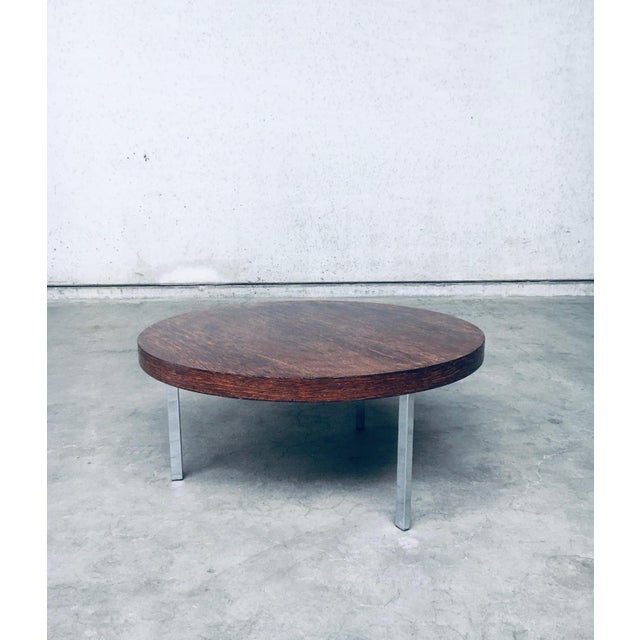 Mid-Century Modern Dutch Design Tripod Coffee Table, Netherlands, 1960s For Sale - Image 15 of 17
