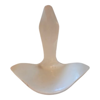 Midcentury White Tulip Chair Attributed to Erwin & Estelle Laverne For Sale