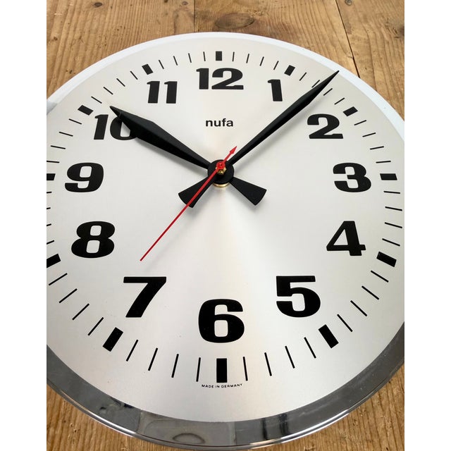 Vintage Electric Wall Clock from Nufa, 1960s For Sale - Image 16 of 18