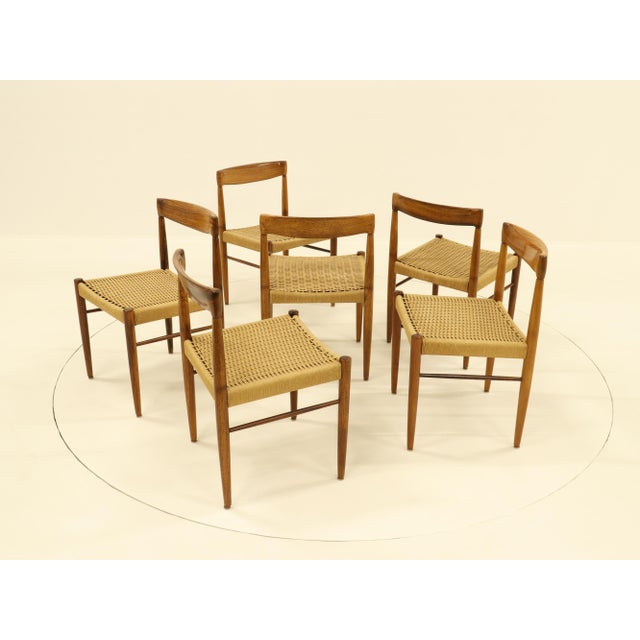 Rosewood Dining Chairs attributed to H. W. Klein for Bramin, Denmark, 1960s, Set of 6 For Sale - Image 3 of 18