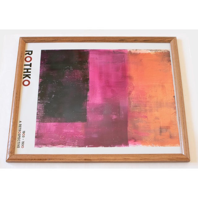 Wood Rothko 1903-1930. A Retrospective, Two Framed Posters For Sale - Image 7 of 14