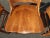 Brown Set of Four Vintage Oak Pressback Dining Room Chairs ~ French Country 2of2 For Sale - Image 8 of 12