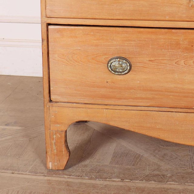 English Pine Chest of Drawers For Sale - Image 5 of 9