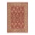 Shabby Chic 1990's Pak-Persian Red/Green Wool Rug - 6'2'' X 8'11'' For Sale
