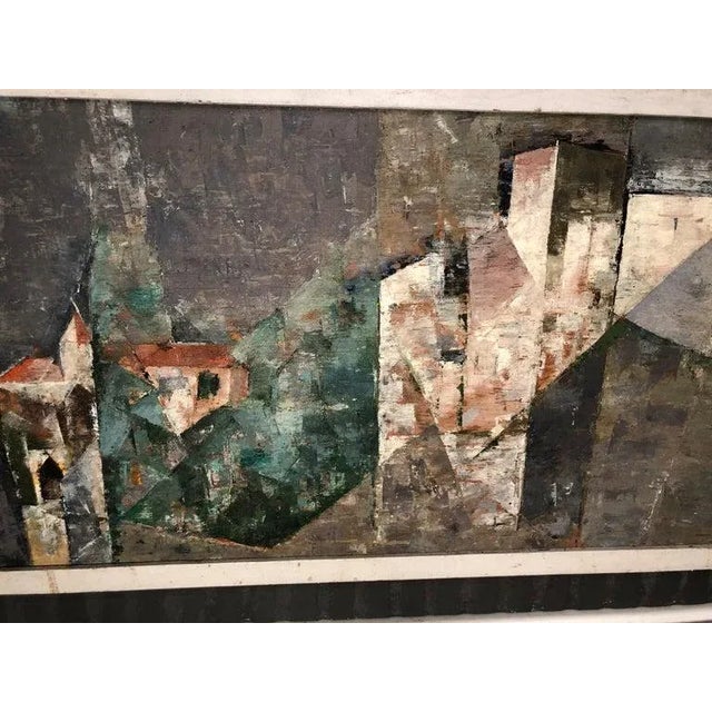 Mid-Century Modern Abstract on Board by Maraget Malval For Sale - Image 9 of 13
