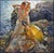 "Cala en Mallorca" -framed by Royo Limited edition Serigraph on Paper Hand Signed by the Artist Framed Size: 48" x 48"...