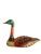 Folk Art Vintage Folk Art Hand Painted Wooden Duck/ Swan Statue For Sale - Image 3 of 12