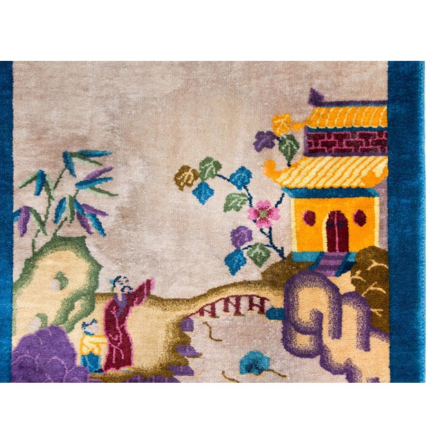 Early 20th Century Chinese Art Deco Rug For Sale - Image 9 of 14