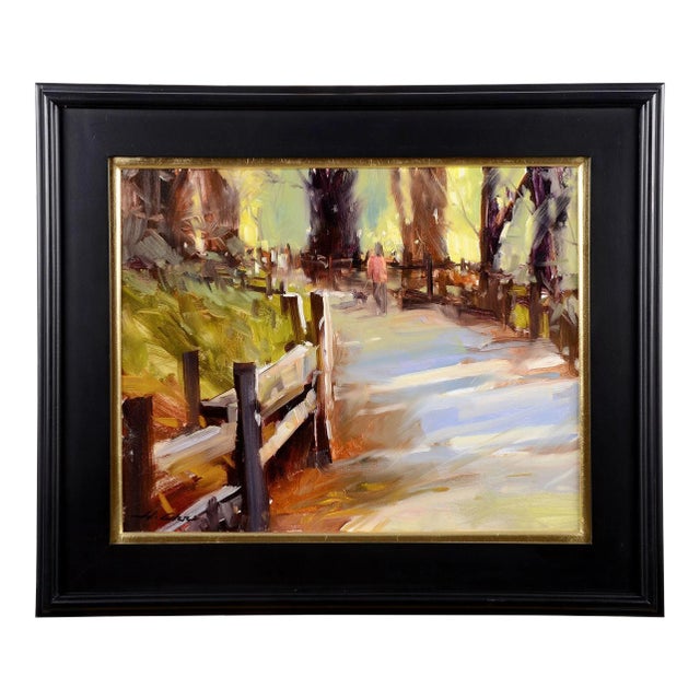 Howard Carr "Morning Stroll" Oil Painting on Canvas For Sale