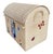 Whimsical Hand-Painted Raffia Anthropomorphic Cat Motif Toy Box For Sale - Image 4 of 12