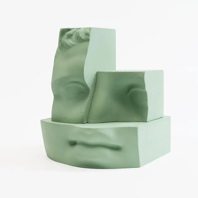 Hermes Green Concrete Sculpture For Sale - Image 9 of 9