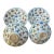 1990s Hand Thrown Pottery Butterfly Bowls, Set 4 For Sale