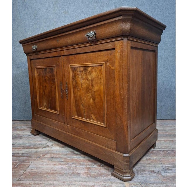 19th Century Louis-Philippe Sideboard in Walnut For Sale - Image 5 of 11