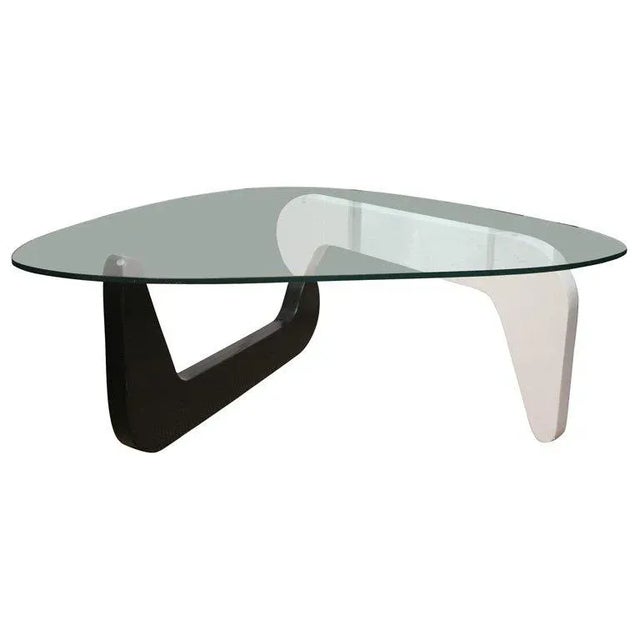 Mid-Century Modern Black and White Noguchi Style Coffee Table For Sale - Image 10 of 10