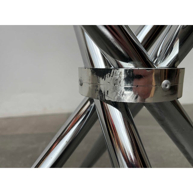Mid-Century Modern Space Age Foldable Chrome Table Base, Finland, 1960s For Sale - Image 12 of 18
