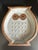 Mid 20th Century Vintage Mid-Century Owl Trinket Dish - Terracotta With White Glaze For Sale - Image 5 of 16