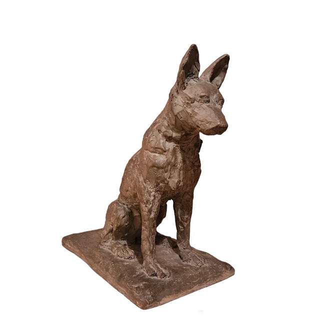 Art Deco Terracotta Dog by A. Thorand, 1935 For Sale - Image 12 of 12