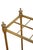 Victorian umbrella stand in brass, having eight umbrella and walking sticks divisions, decorative finials and removable...