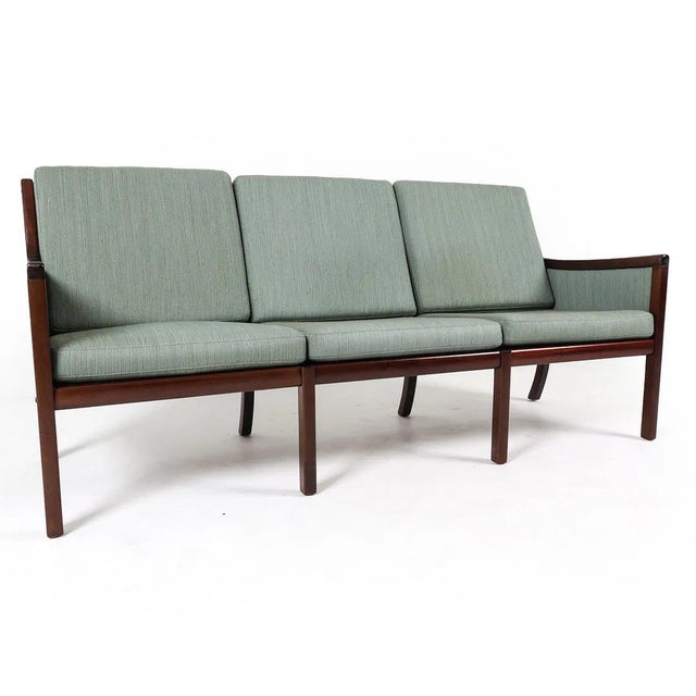Mid-Century Modern 1960s Ole Wanscher Danish Rosewood Sofa For Sale - Image 3 of 10