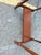 Brown Vintage Solid Wood 1-Drawer Console Table For Sale - Image 8 of 14
