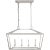 Chapman & Myers for Visual Comfort Signature Darlana Small Linear Lantern in Polished Nickel For Sale