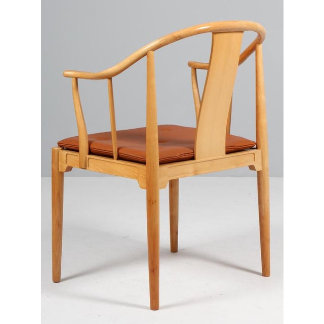 Vintage Chinese Chair by Hans J. Wegner for Fritz Hansen For Sale - Image 6 of 8