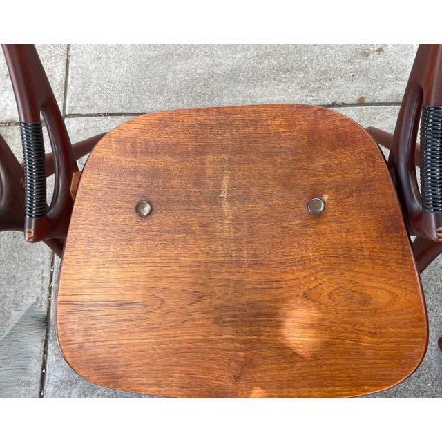 Set of Six Arne Hovmand-Olsen Teak Dining Chairs, Circa 1959 For Sale In San Francisco - Image 6 of 7
