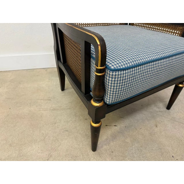 1950s Vintage Regency Arm Chair For Sale - Image 4 of 5