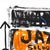Groove in Silhouette - Original Pop Street Art Figurative Acrylic Poster Board on Newspaper by Gary John For Sale - Image 4 of 6