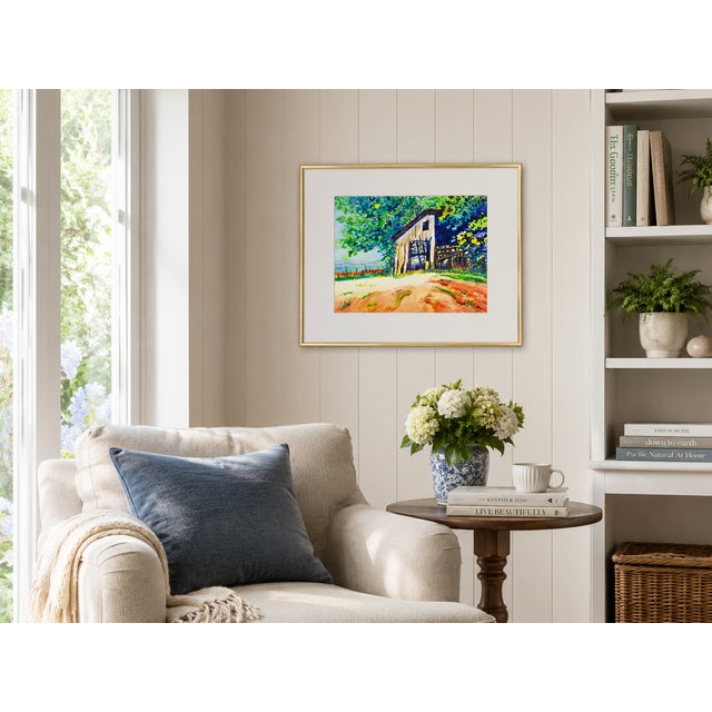 Farm Shed - Tomoko Parry, C. 1990s For Sale - Image 10 of 10