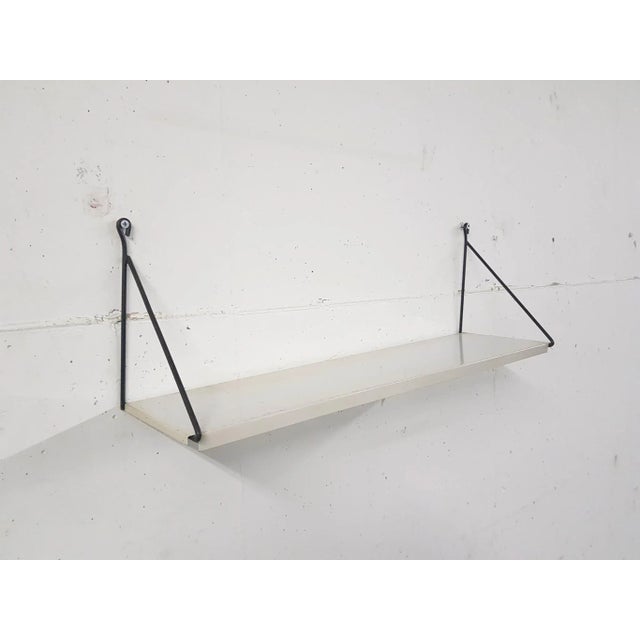 Mid-Century Modern Metal Shelving by Tjerk Reijenga for Pilastro, Set of 2 For Sale - Image 3 of 10