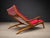 Brazilian Modern Chaise Lounge in Caviúna Wood & Fabric by Pierre Weckx, Brazil, 1950s — Lot 573A For Sale - Image 4 of 17