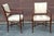 Traditional Late 20th Century Pair of Hickory Chair Co Regency Style Mahogany and Upholstered Armchairs For Sale - Image 3 of 11