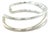 Tiffany & Co. Sterling Silver Zig Zag Open Weave Cuff Bracelet 26.83g For Sale