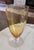 Mid-Century Modern 1940s Mid-Century Modern Cambridge Glass Co. Amber Optic Stem 3121 Goblets - Set of 7 For Sale - Image 3 of 13