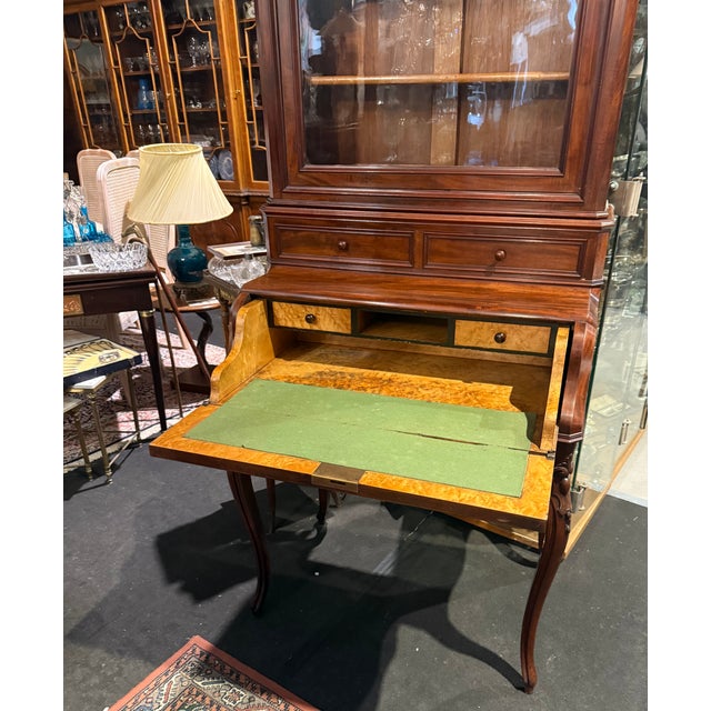 Brown Napoleon III Mahogany Brown Scriban For Sale - Image 8 of 9