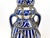 Mid-Century Moroccan Hand Painted Cobalt Ceramic Decanter with Wire Filigree Detailing, 1950s For Sale - Image 10 of 14