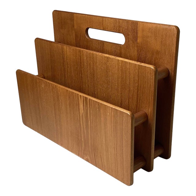 Mid 20th Century Mid Century Modern Teak Leverkussen Newspaper Magazine ...