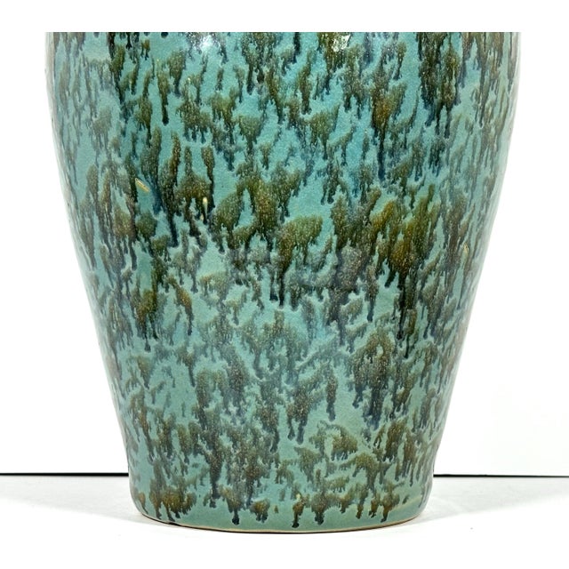 Zanesville Stoneware Co. Neptune Floor Vase c. 1920 Rare For Sale - Image 4 of 10