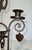 1950s Two Lights Wrought Iron Candlestick Representing a Swan For Sale - Image 11 of 12