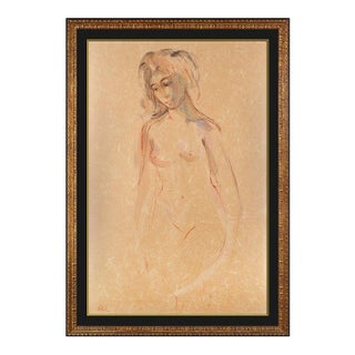Mid 20th Century Standing Nude, Edna Hibel For Sale