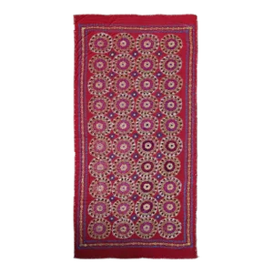 Large 1950s Vintage Suzani Embroidery Samarkand