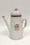 Antique porcelain 18th century Chinese export coffee / tea pot, with monogrammed eagle armorial crest; No maker marks...